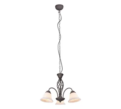 Image de Lustre RUSTICA 3xE14 40W brun antique