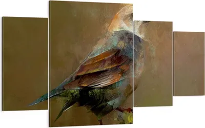 Produktbild von Bild auf Leinwand - Leinwandbild - Vogel Natur - 160x90cm - Wand Bild - Wanddeko - Wandbilder - Leinwanddruck - Bilder - Kunstdruck - Wanddekoration - Leinwand bilder - Wandkunst - DL160x90-3924