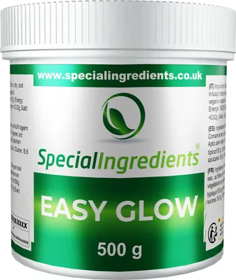 Immagine prodotto di Ingredienti speciali Easy Glow in the Dark colorante alimentare 500 g - Per alimenti e bevande, si illumina al buio
