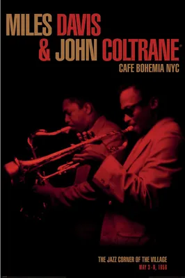 Immagine prodotto di John Coltrane e Miles Davis - Poster 61x91,5 cm