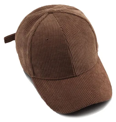 Productafbeelding van Baseballpet met verstelbare band, winddicht en warmhoudend, kleur: koffie, maat: 56-60 cm