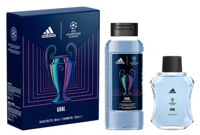 Produktbild von adidas Das UEFA Goal Set bestehend aus einem Eau de Toilette und einem Duschgel