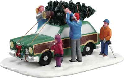 Obrázek produktu pro Lemax Vánoční vesnice Auto Vánoční dům Winter Deco - Vánoční dekorativní figurky