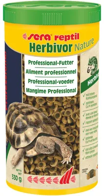 Productafbeelding van Sera Tortoise Adult Herbivore Duo Pellets 250ML