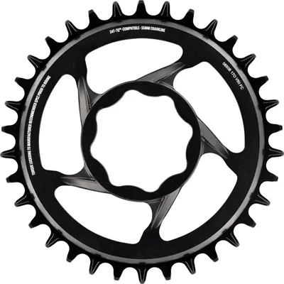 Produktbild von e*thirteen e*spec TQ Direct Mount Kettenblatt, 34 Z., 55mm Kettenlinie, black