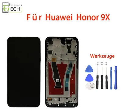 Produktbild von Für HUAWEI Honor 9X / 9X Pro LCD Display mit Rahmen Bildschirm Touch Screen W...