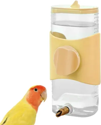 Obrázok produktu pre Automatický dávkovač vody pre vtáky, objem 290 ml, priehľadný, vhodný pre malé papagáje