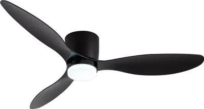 Obrázok produktu pre Stropný ventilátor, diaľkové ovládanie, 6 rýchlostí, čierny-a, 42 palcov-b