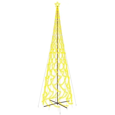 Produktbild von vidaXL LED-Weihnachtsbaum Kegelform Warmweiß 3000 LEDs 230x800 cm