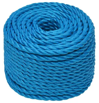 Imagen del producto de Cuerda de trabajo, alta resistencia, resistente a los rayos UV, color azul