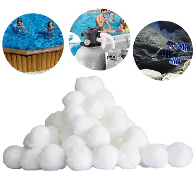 Produktbild von Fiqops 1400g Filter Balls Poolzubehör Filterbälle waschbar für Pool Steinbach Speed Recyclebar