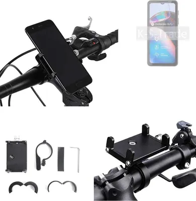 Produktbild von K-S-Trade Handyhalterung für das Fahrrad kompatibel mit Motorola Defy 2 Halter Lenkstange Fahrradhalterung Motorrad Bike Mount Befestigung Smartphone