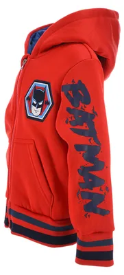 Produktbild von Batman Sweatjacke Pullover-Jacke Hoodie Kapuze Kapuzenjacke Reißverschluss, Farbe:Rot, Größe:98