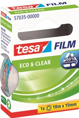 Produktbild von TESA 57035, 10 m, Transparent, CE, 15 mm, 1 Stück(e), Karton mit Aufhänger