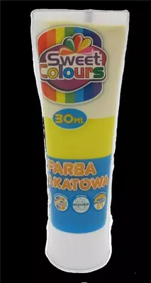 Obrázok produktu pre Farba plakatowa żółta w tubce 30 ml