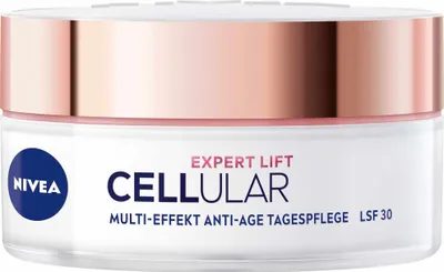 Produktbild von NIVEA Cellular Expert Lift Anti-Age Tagespflege LSF 30 50 ml, Tagescreme, Frauen, Jeder Hauttyp, Gesicht, Anti-Aging, Elastizität, Feuchtigkeitsspendend, Glättend, 50 ml