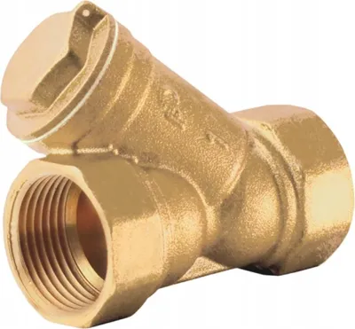 Image de Perfexim | Filtre oblique DN65 - 2 1/2 - Laiton - Pour eau potable et chauffage central