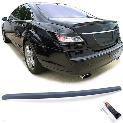 Produktbild von Heckspoiler Spoilerlippe mit ABE für Mercedes S W221 2005-2013