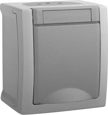 Produktbild von Viko Schutzkontakt-Steckdose Pacific Grau 90591008-DE