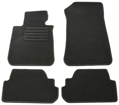 Produktbild von Fußmatten-Set für 1er BMW E88 Cabrio, 04/2008-01/2015, 4-teilig, Schwarz