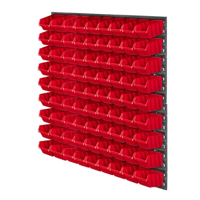 Zdjęcie produktu dla KADAX Tablica Narzędziowa Ścianka Warsztatowa 78x78cm 81El Warsztat Garaż Kuwety