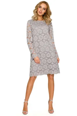 Produktbild von Made of Emotion Minikleid für Frauen Bjarne M406 grau M