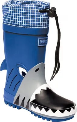 Produktbild von Dare 2B Dětské gumáky Mudplay Dinosaur RG4788 (33 EU) (Blue Shark)