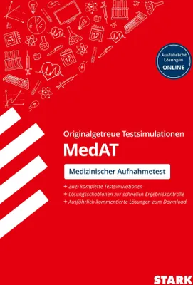 Produktbild von STARK Testsimulationen MedAT 2021/2022 - Testaufgaben mit Lösungen