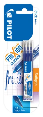 Obrázok produktu pre PILOT FriXion 05, náplň do gumovacieho pera 3ks, modrá