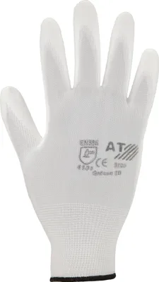Produktbild von Feinstrick mit PolyurethanBeschichtung, weiß, Größe: 8, Farbe: weiß