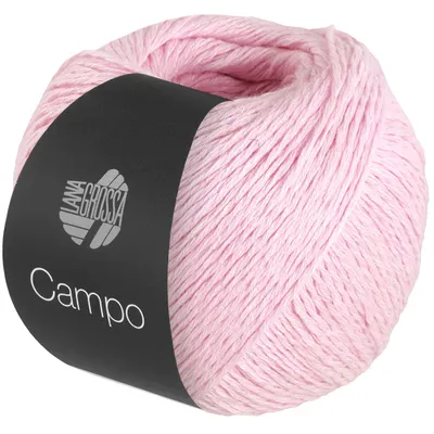 Produktbild von Lana Grossa CAMPO 50 g feines, mehrfach verzwirntes Baumwoll-Mischgarn mit Struktur 165 m Farbe 021 - Rosé