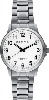 A studio shot of a men's watch on a white background.