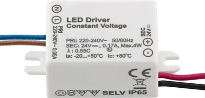 Produktbild von SIGOR Netzteil Powerline Micro 4W 24VDC 53x27x21mm 0,17A IP65