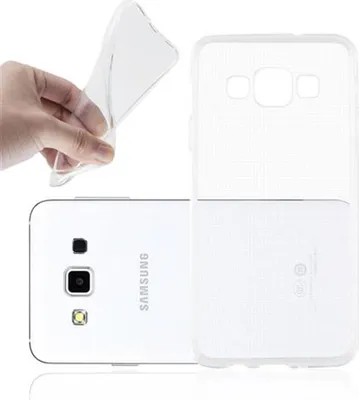 Image de Cadorabo Housse pour Samsung Galaxy A3 2015 Housse de protection en transparent Housse TPU silicone Cover Etui Case