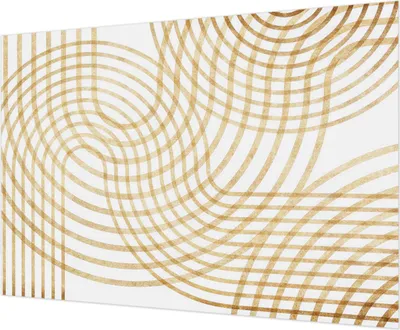 Produktbild von Wandtapete - Dekorative Tapete für Wohnzimmer - Tapetenfolie für Wanddekoration - 208x146 cm - Geometrische Webmuster