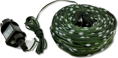 Produktbild von Lichterkette 1000 LED Kabel 100m dunkel-grün Netz-Stecker Innen Außen Wasserdicht Timer Weihnachtsbaum Weihnachtsbeleuchtung