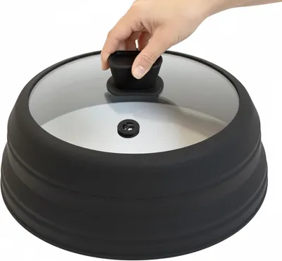Immagine prodotto di Solidchoice - Coperchio per forni a microonde con vetro temperato e maniglia