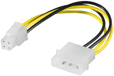 Obrázek produktu pro Goobay 51362, 0,16 m, 3-pinový, 4-pin ATX12V, Samice, Samice, Přímý