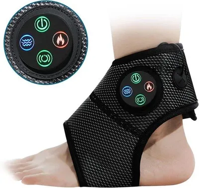 Productafbeelding van Elektrische voet- en elleboogmassageapparaten met warmte en vibratie, drukpuntmassage, massage voor het verlichten van gewrichtspijn, en voor het herstellen van gewrichtsschade, het verminderen van pijn en het bestrijden van vermoeidheid