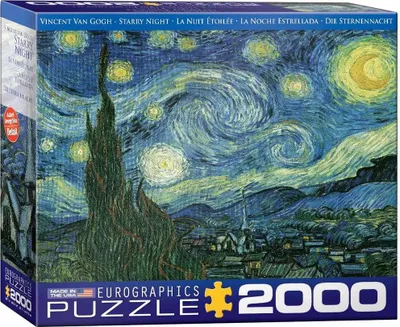 Zdjęcie produktu dla Puzzle 2000 elementów. Gwiaździsta noc, Vincent van Gogh