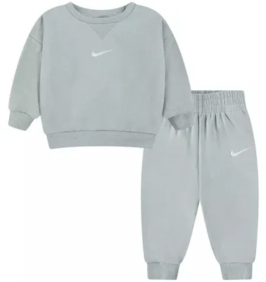 Produktbild von Nike Kids Essential Fleece Crew Langarm-set Grün 24 Months Jungen,Mädchen Grün 24 Months