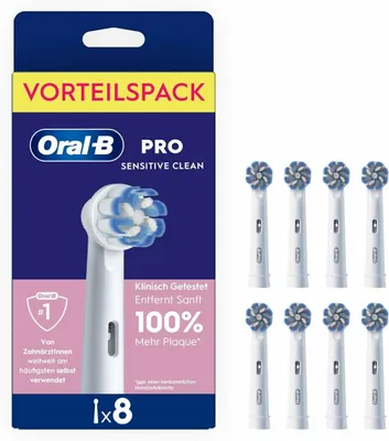 Produktbild von Oral-B Pro Sensitive Clean 8er Aufsteckbürsten