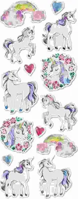 Produktbild von Sticker Einhorn ROESSLER PAPIER