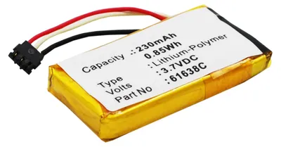 Image de subtel 1x Batterie pour Téléphone sans fil Compatible avec Motorola DECT 6.0, IT.6.1, IT.6.2, 61638C - (230mAh, 3.7V)