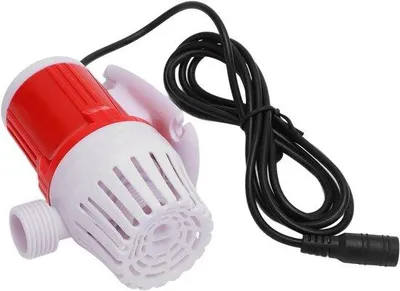 Immagine prodotto di Rubinetto per acquario - 1200 l/h - 12 V CC - Silenziosissimo - Pressione massima 5 m - Per acquari, idrocultura, sculture