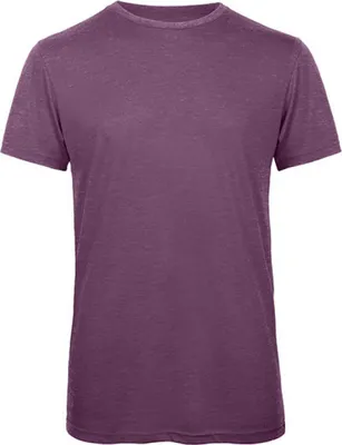 Produktbild von B&C TM055 | Herren Triblend T-Shirt /langlebig, flexibel und faltenfrei - Farbe: Heather Purple - Größe: 3XL