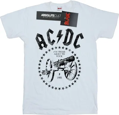 Produktbild von AC/DC - "We Salute You" T-Shirt für Damen BI5180 (XL) (Weiß)