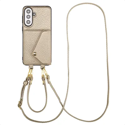 Immagine prodotto di Selencia Sera Custodia per telefono con cordino e porta carte per Samsung Galaxy A57 (5G) - Champagne