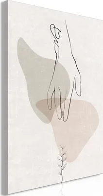 Produktbild von Vlies Leinwandbild - Delicate Touch (1 Part) Vertical 20x30 cm Menschen h-A-0247-b-a