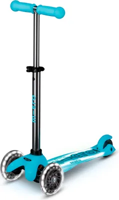Zdjęcie produktu dla micro scooter | mini micro deluxe glow LED plus glacier aqua